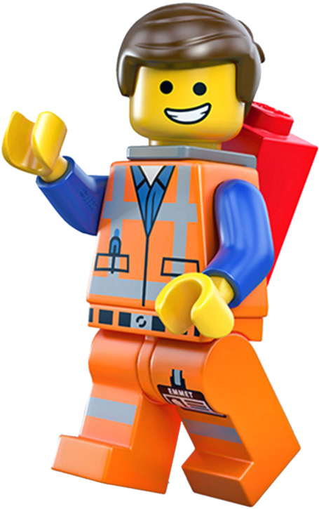 Lego Man - Emmet From The Lego Movie@pngkey.com